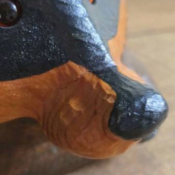 Big Sky Carvers Jeff Fleming Pine Wood Carved Ricky Raccoon Sculpture Bearfoots - Picture 4 of 12